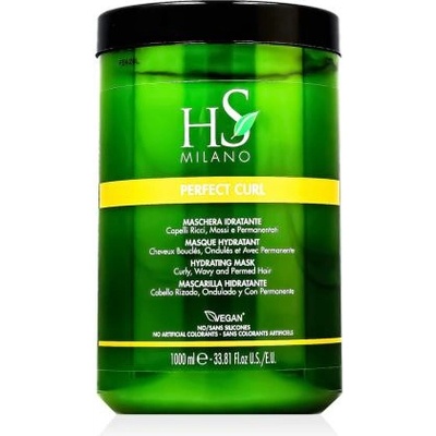 HS MILANO Perfect Curl Hydrating Mask хидратираща маска за коса 1000 ml унисекс