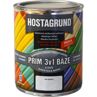 Hostagrund prim 3v1 báza s 2177 základná a vrchná farba na kov 2,5 l modrá