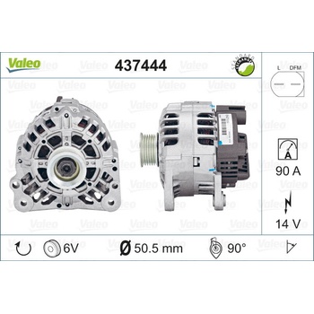 VALEO Alternátor 437444
