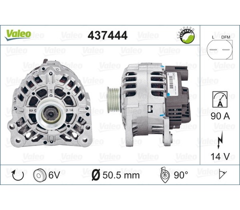 VALEO Alternátor 437444