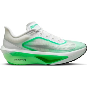 Nike Дамски маратонки Nike Women's Zoom Fly 6 Running shoes - White / Metallic Silver / Illusion Green - размер 42, 5 (EU) (123-1786-1319)