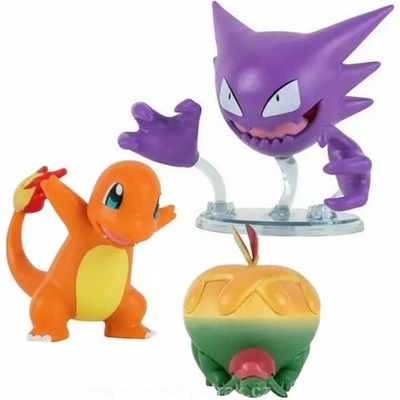 BOTI Pokémon akčné Appletun Haunter a Charmander 5 - 8 cm