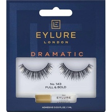 Eylure Dramatic Lashes umelé riasy s lepidlom s dvojitým objemovým efektom č. 143