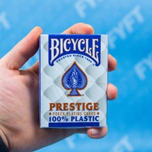 Bicycle Prestige Jumbo index 2 rohy plastové Modrá