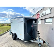 Debon C300® ALU šedý – uzavřený skříňový přívěs