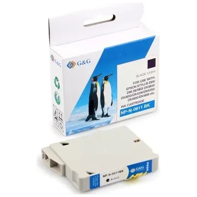 Compatible ГЛАВА ЗА EPSON STYLUS D88 Photo Editon/D68Pe/D88PE/DX 4800/4850/4200/3800/3850 - Black - T061140 - G&G (200EPST0611 G)