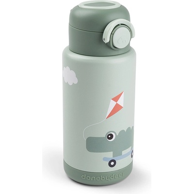 Done By Deer Dětská termoska Playground zelená 340 ml