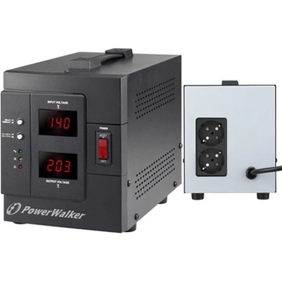 PowerWalker Стабилизатор PowerWalker AVR 1500 SIV, 1500 VA/1200 W (AVR-1500)