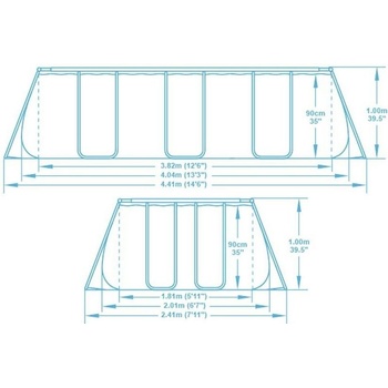 Bestway Power Steel 4,04 x 2,01 x 1 m 56442