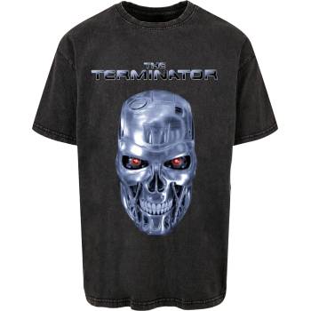MERCHCODE Тениска овърсайз Terminator I? ll Be Back Oversize Tee black XXLUB-MC1096-00007 - , размер L