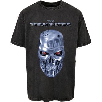 MERCHCODE Тениска овърсайз Terminator I? ll Be Back Oversize Tee black XXLUB-MC1096-00007 - , размер L