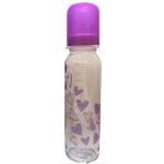 Baby-Nova Стъклено шише Baby Nova - 240 ml, розово (43705) - ozone