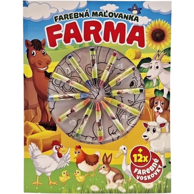 Farebná maľovanka Farma