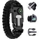 KPZ Outdoor Paracord 5 v 1 nastavitelný černá