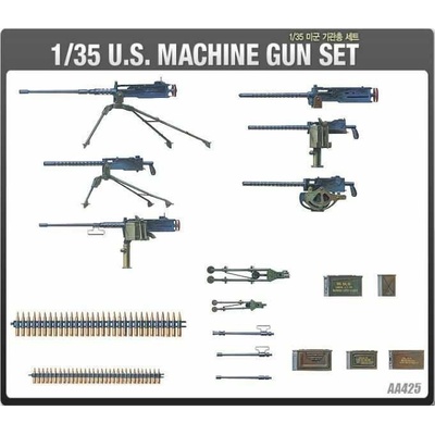 Academy Model Kit military 13262 US MACHINE GUN SET 1:35