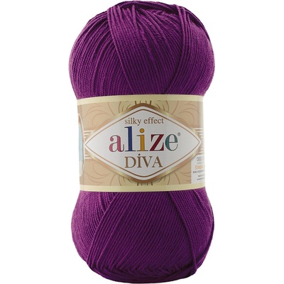 Alize příze Diva 297 fialová