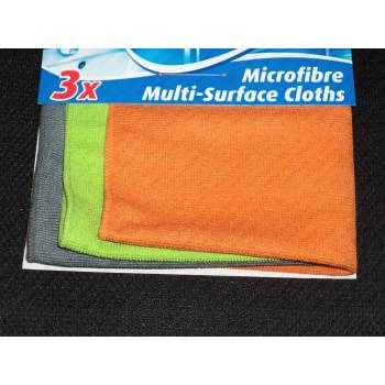 Image 1 of Compatible Mикрофибърна кърпа, универсална, размер 32 х 32 см - комплект от 3бр (microfibre-3set)