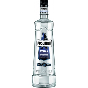 Puschkin Vodka 37,5% 1 l (čistá fľaša)