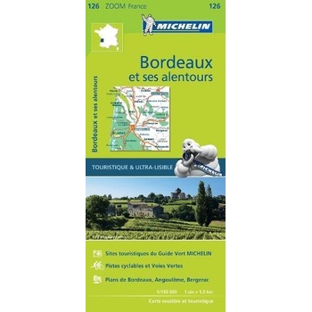 Bordeaux a surrounding areas - Zoom Map 126