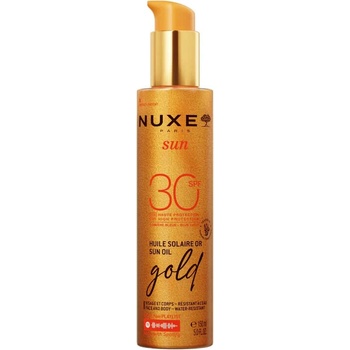 Nuxe Sun Gold UV защита масло за тен SPF 30 150 мл