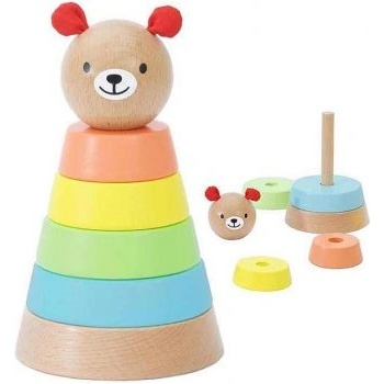 Classic world - Дървена играчка за нанизване - Мече (CW20100)