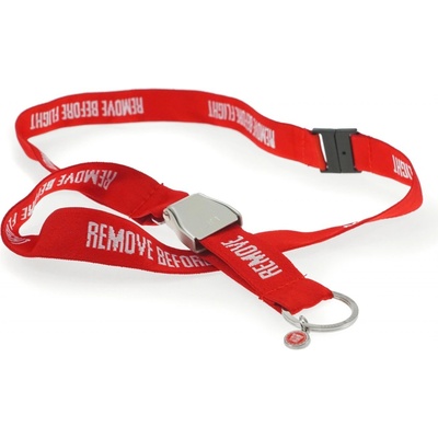 Šňůrka na krk RBF ORIGINALS REMOVE BEFORE FLIGHT červená – Sleviste.cz