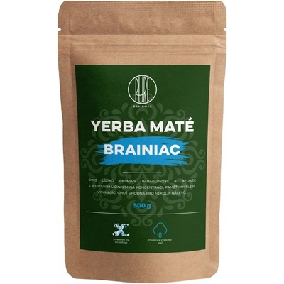 BrainMax Pure Organic Yerba Maté Brainiac 500 g