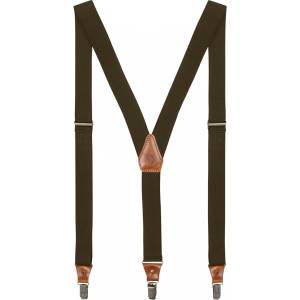 Fjällräven Тиранти Fjällräven Singi Leather Clip Suspenders Braces - Dark Olive - размер One Size (203-0748-0211)