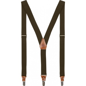 Fjällräven Тиранти Fjällräven Singi Leather Clip Suspenders Braces - Dark Olive - размер One Size (203-0748-0211)
