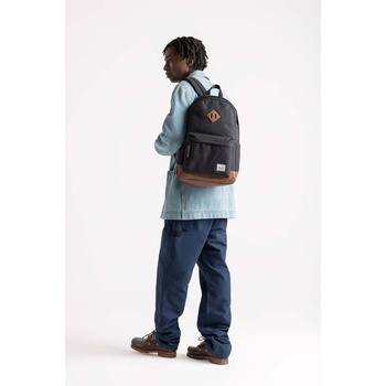 Herschel Раница Herschel 11383-00055-OS Heritage Backpack Heritage в черно голям размер с изчистен дизайн (11383.00055.OS)