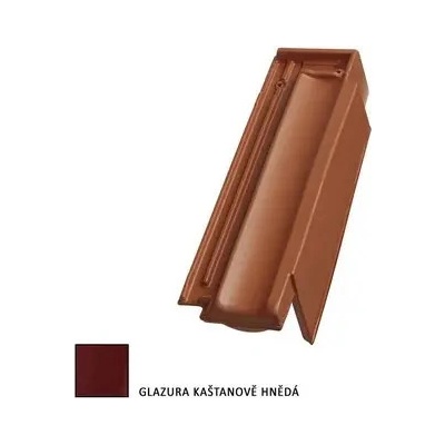 Tondach Stodo/Contiton 12 posuvná pravá kaštanová glazura