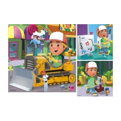 Dino Handy Manny 3 x 49 dílků