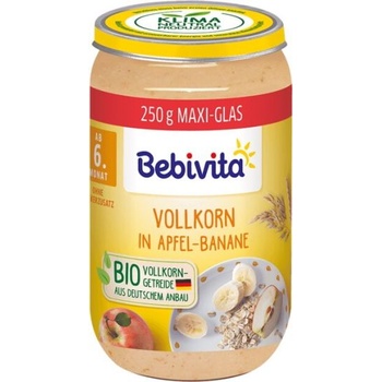 Bebivita БИО пълнозърнеста каша ябълка и банан 250г