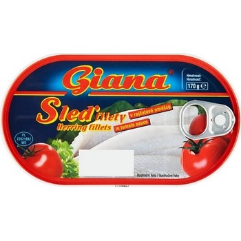 Giana Sleď filety v paradajkovej omáčke 170 g
