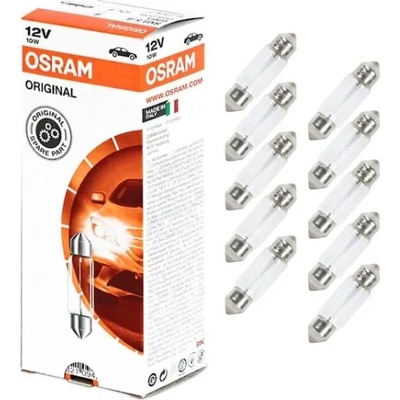 OSRAM C10W 10W 12V 10x (6411)