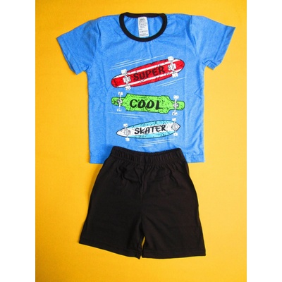 Arex ČR chlapecké pyžamo Super Cool 1 denim černá