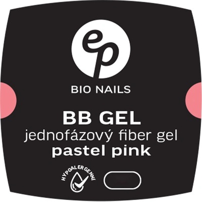 BIO nails BB Fiber PASTEL PINK jednofázový hypoalergenní gel 30 ml