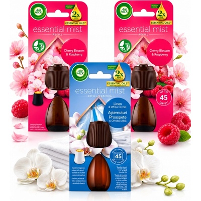 Air Wick náplň pro aroma difuzér Třešňový květ a malina 20 ml