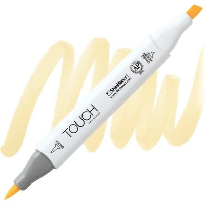 Lihová fixa TOUCH oboustranná Brush & Chisel, Buttercup yellow (Y141)