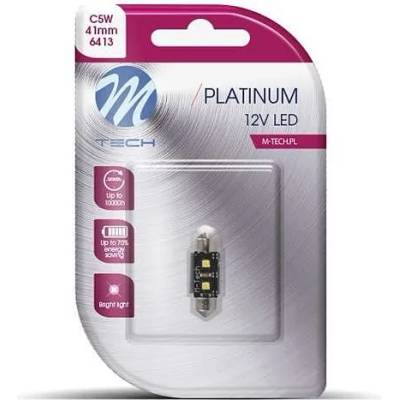 m-tech LED LB814W-01B C5W 41mm 2xHP White M-TECH крушка (LB814W-01B)