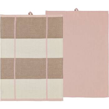 Södahl Малки кухненски кърпи Blocks 50 x 70 см розови 2 бр (35087)