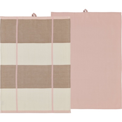 Södahl Малки кухненски кърпи Blocks 50 x 70 см розови 2 бр (35087)