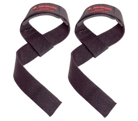 HARBINGER PADDED COTTON LIFTING STRAPS