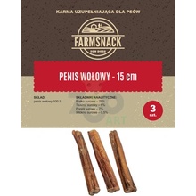 FarmSnack Hovězí penis 3 ks 15 cm