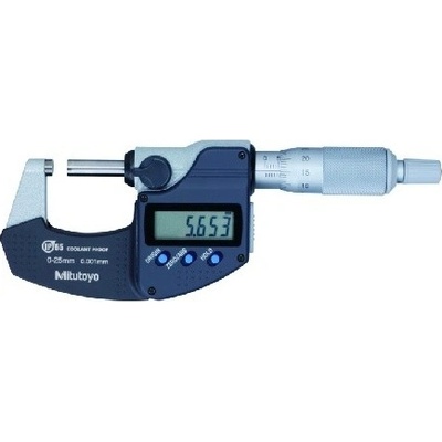 MITUTOYO Mikrometr třmenový digitální metrický 75-100/0001 mm výstup dat ip65 mitu-293-233-30