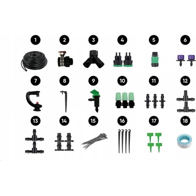 Tesla Drip Irrigation Set TSL-IRR-ACC1 – Zboží Mobilmania