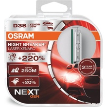 Osram D3S 12/24V XENARC NIGHT BREAKER LASER NEXT GEN +220% BOX 66340XNN -HCB + darček