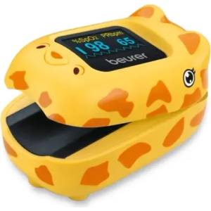 Beurer Пулсов оксиметър, Beurer PO 13 KIDS Pulse Oximeter, Measurement of arterial oxygen saturation (SpO2) and heart rate (pulse), Adapted to suit chil (60095_BEU)