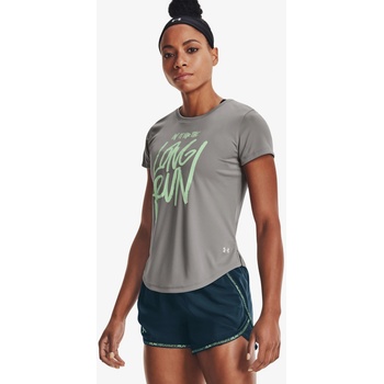 Under Armour Long Run Graphic Тениска Under Armour | Siv | ЖЕНИ | XS