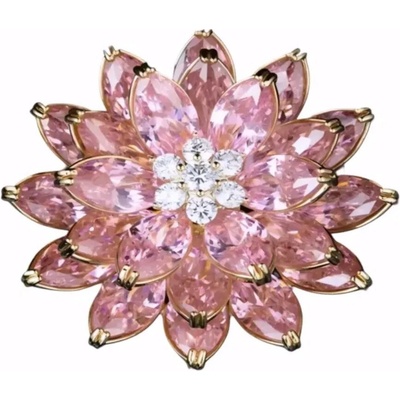 Amparo Miranda Brošňa Kvet AM197 ružova